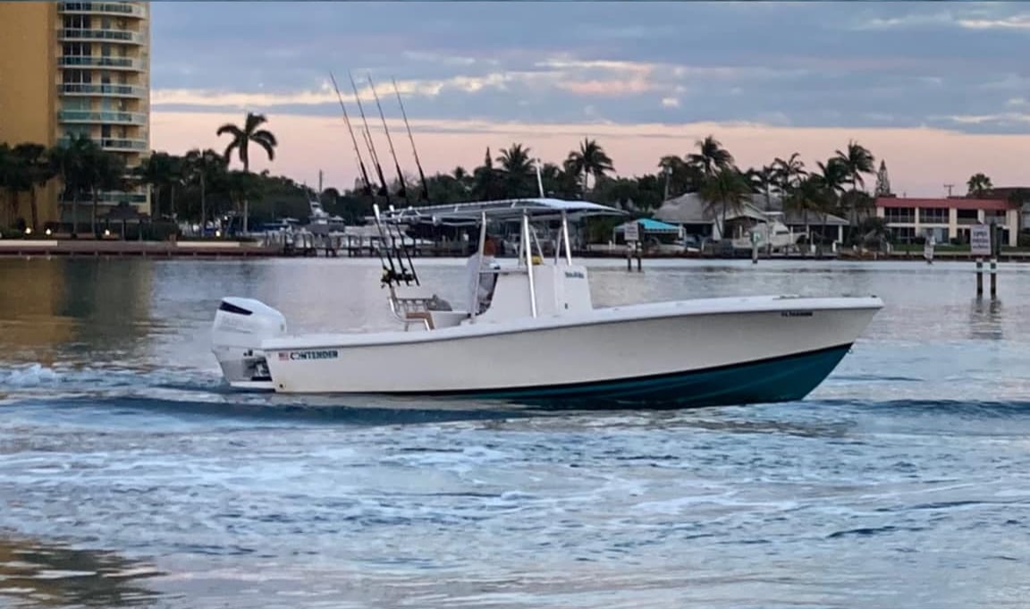 28ft contender fishing charter boat palm beach florida